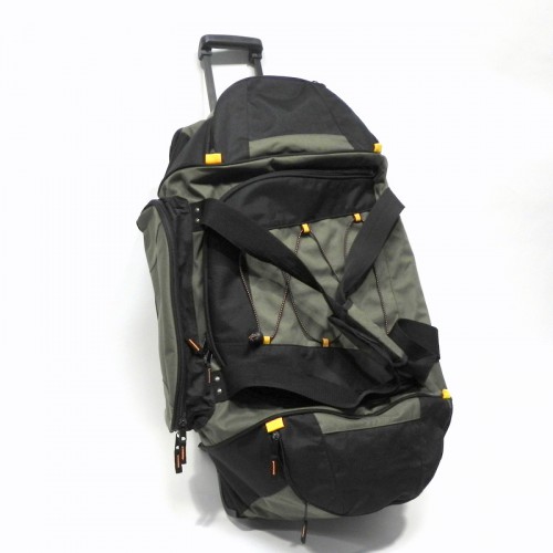 Bolso con ruedas verde gr.