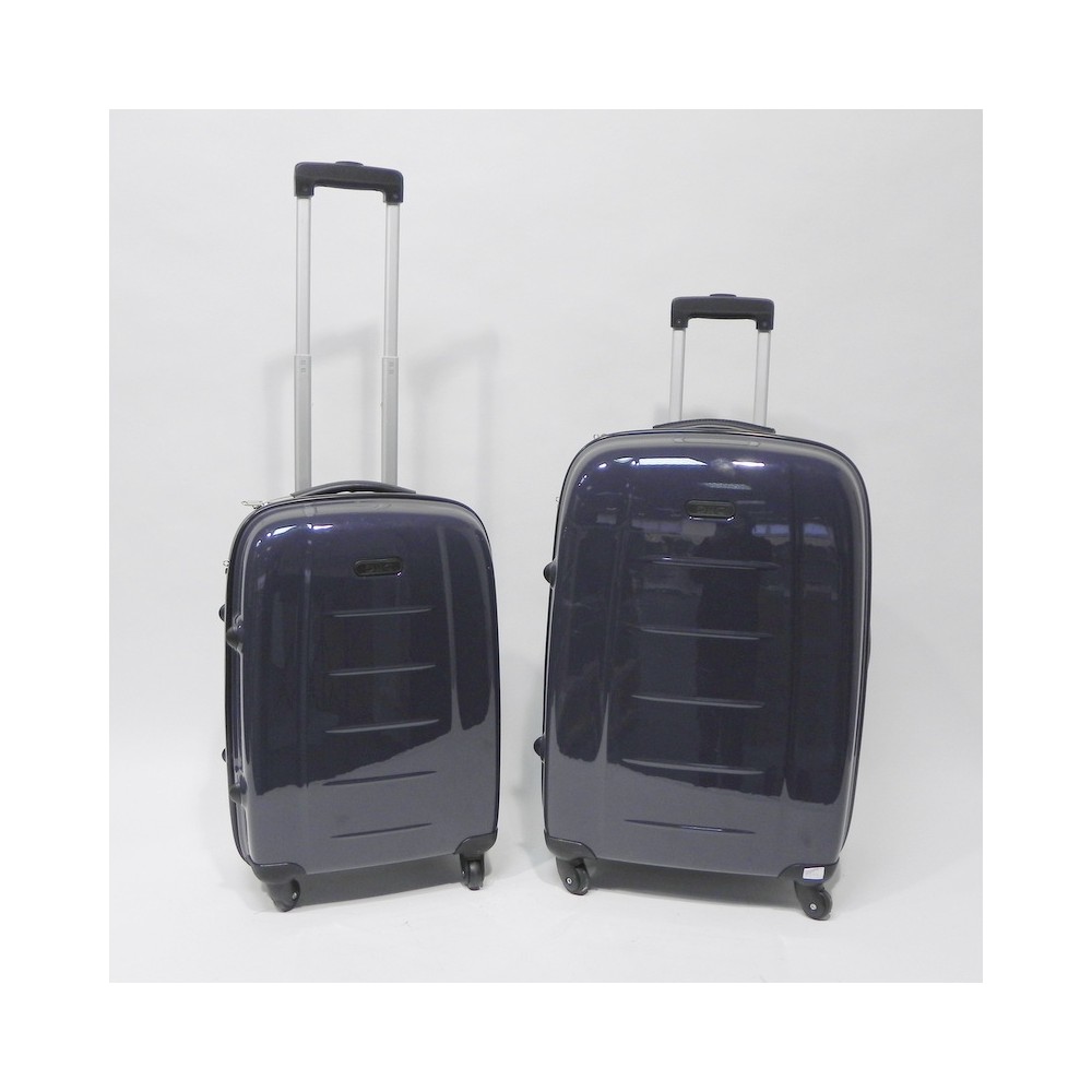Set 2 trolleys 4 ruedas azul