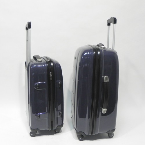 Set 2 trolleys 4 ruedas azul
