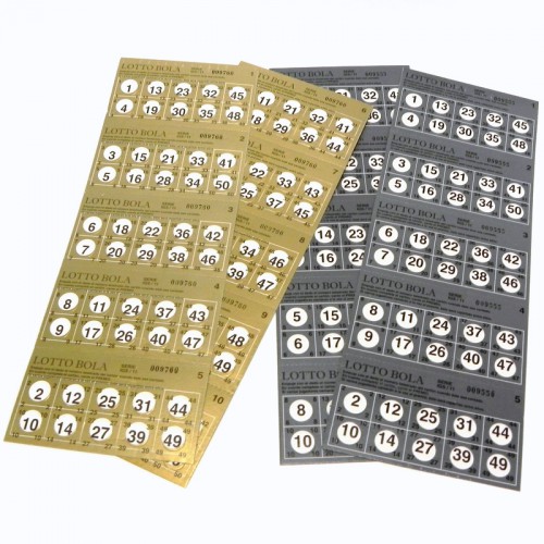 Cartones de bingo (serie 600)