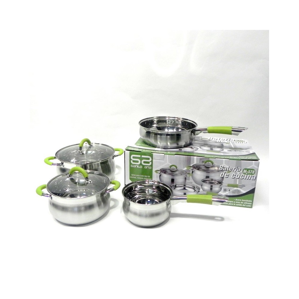 Batería de cocina 6 pcs acero M- 578