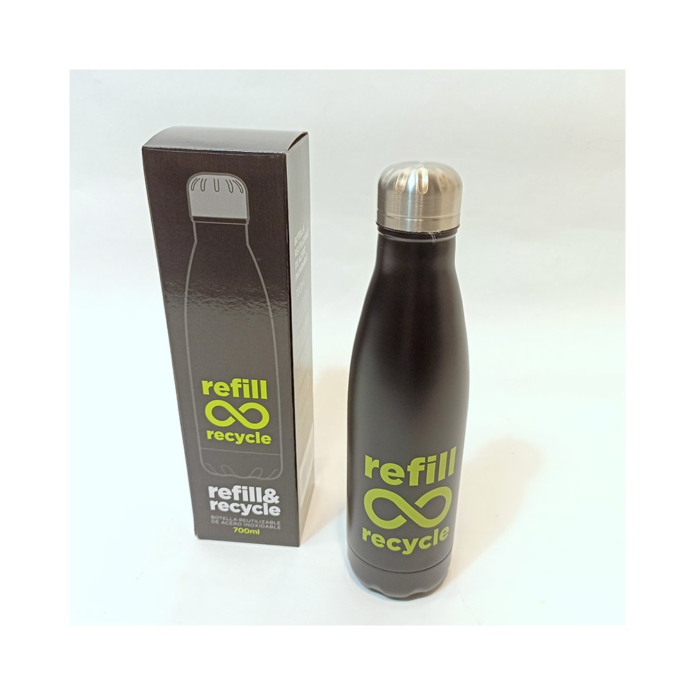 Botella acero Recycle Ref: M-531