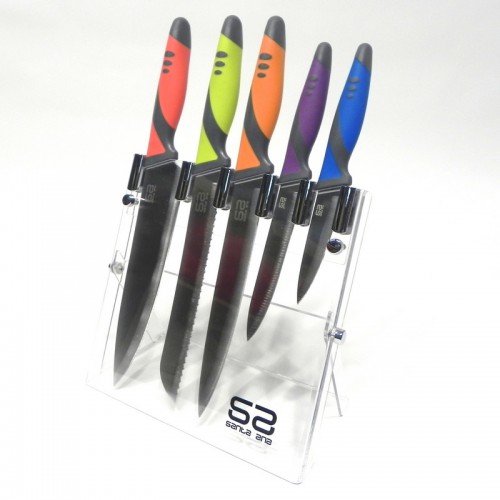 Cuchillos soporte transparente M-537
