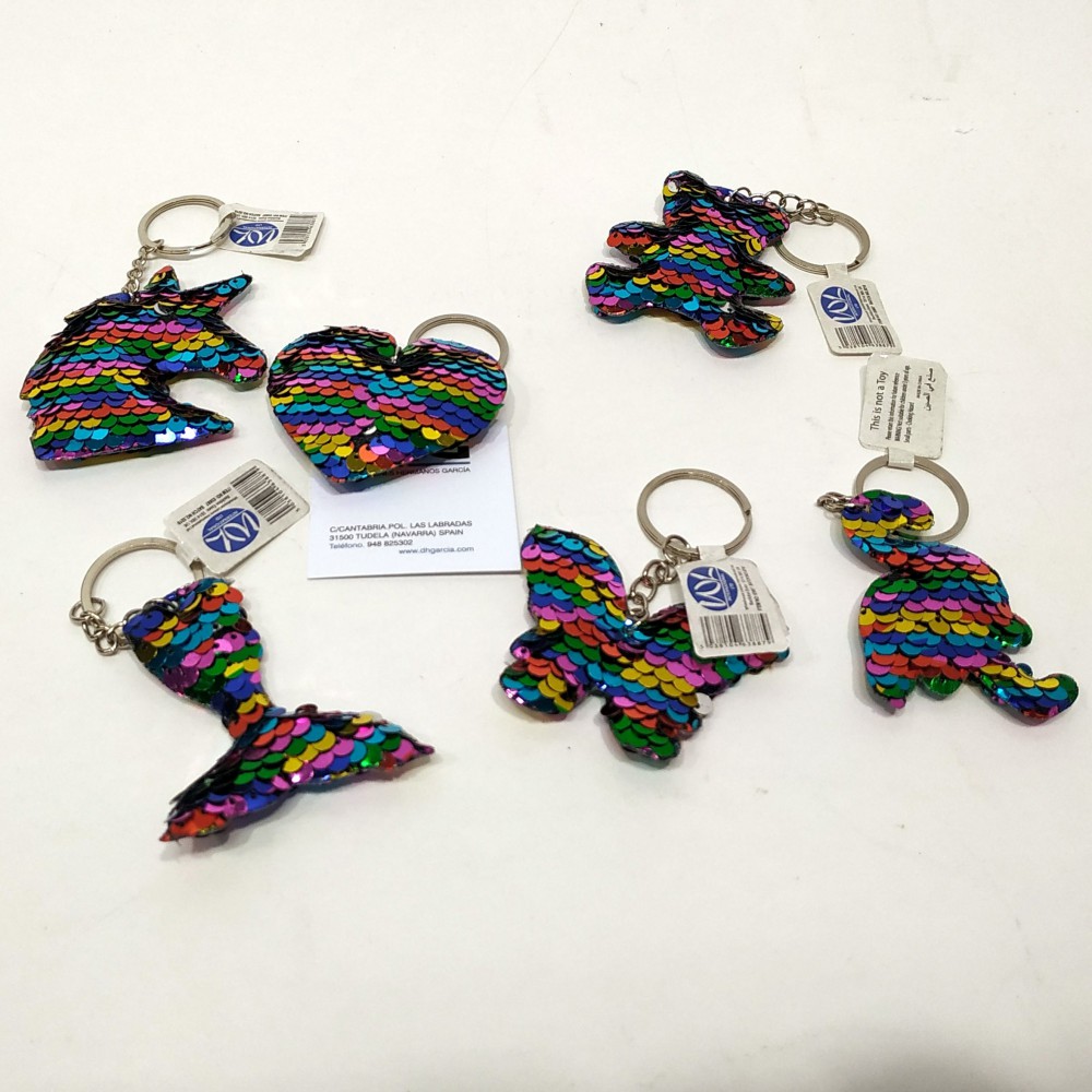 Llavero brillantina PQ 3887