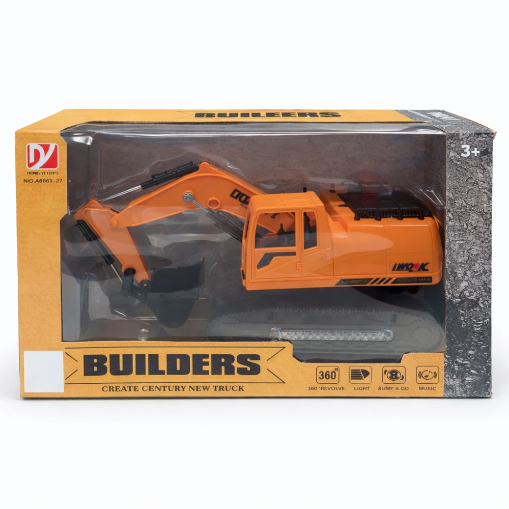 Excavadora luces musica mov. J-83