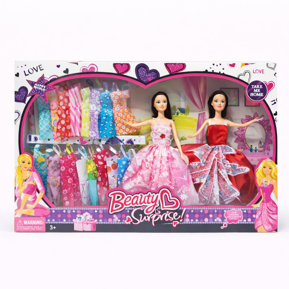 Caja 2 muñecas con vestidos 39-8668 Ref. 25