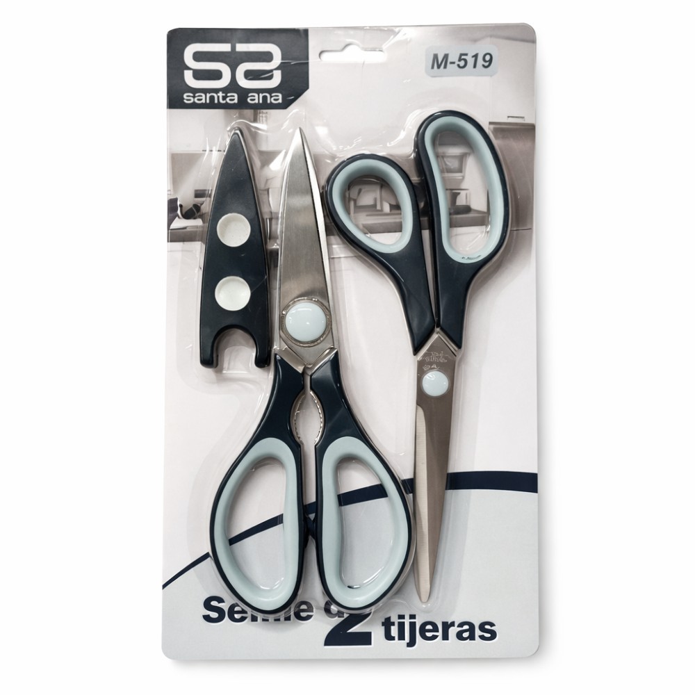 Blíster 2 tijeras M-519