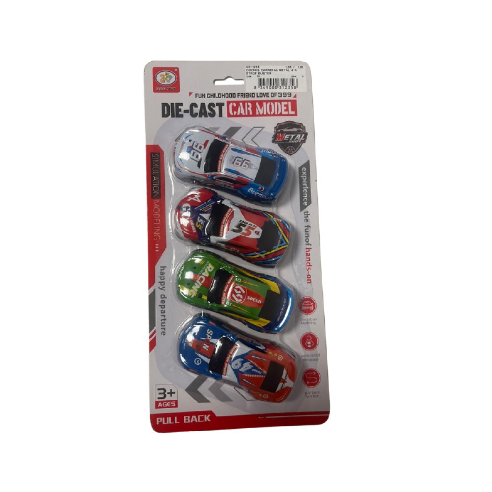 Blister Coches Carreras J-35
