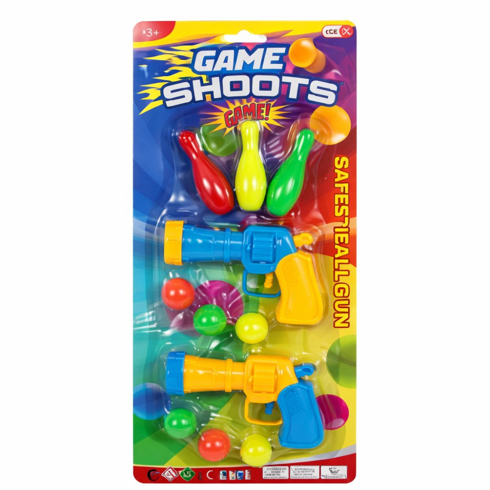 Blister Pistola Bolos J-220