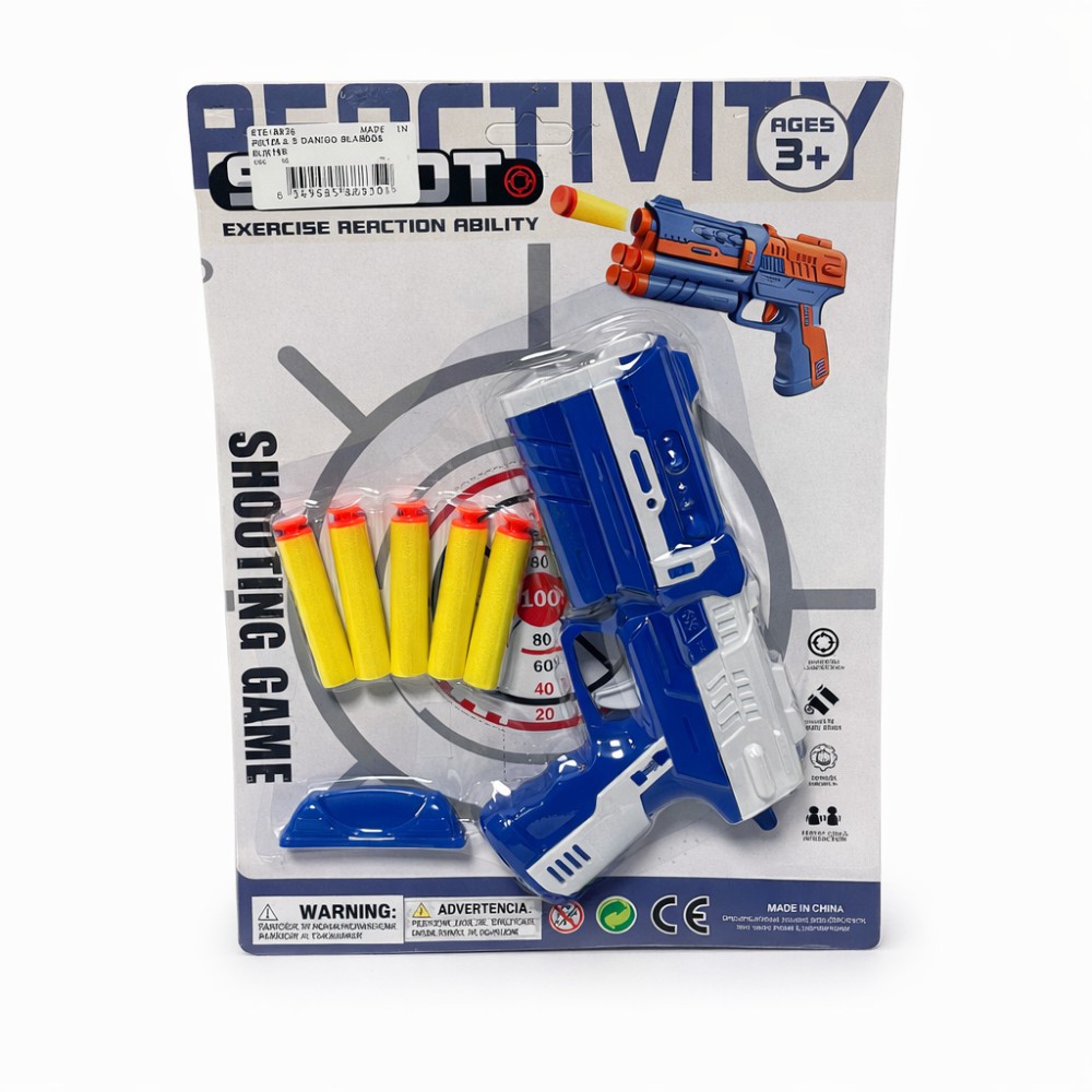 Blister Pistola Dardos J-330