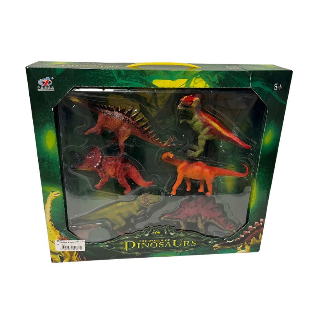 Caja 6 dinosaurios J-217