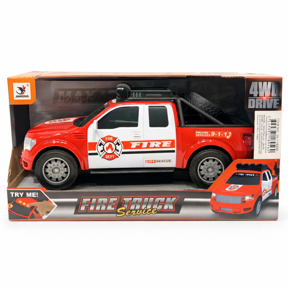 Coche policía-bombero luz c/ sonido 39-118956 Ref. 89