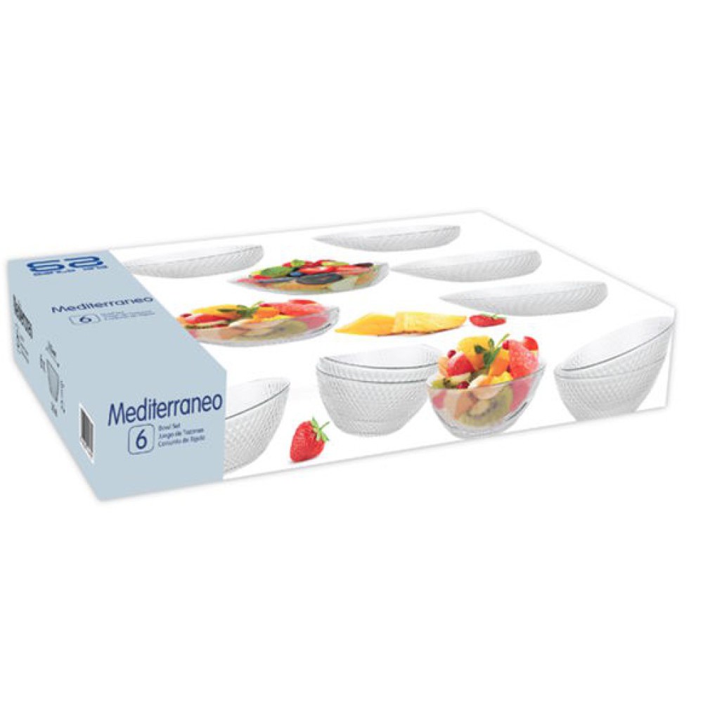 Juego 6 bowls "Mediterráneo" M-520
