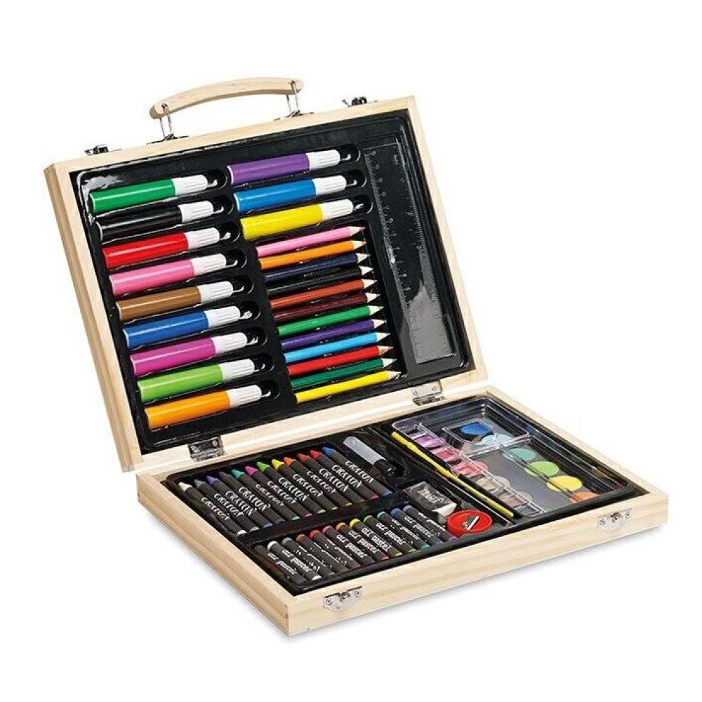 Maletín madera pinturas J-116