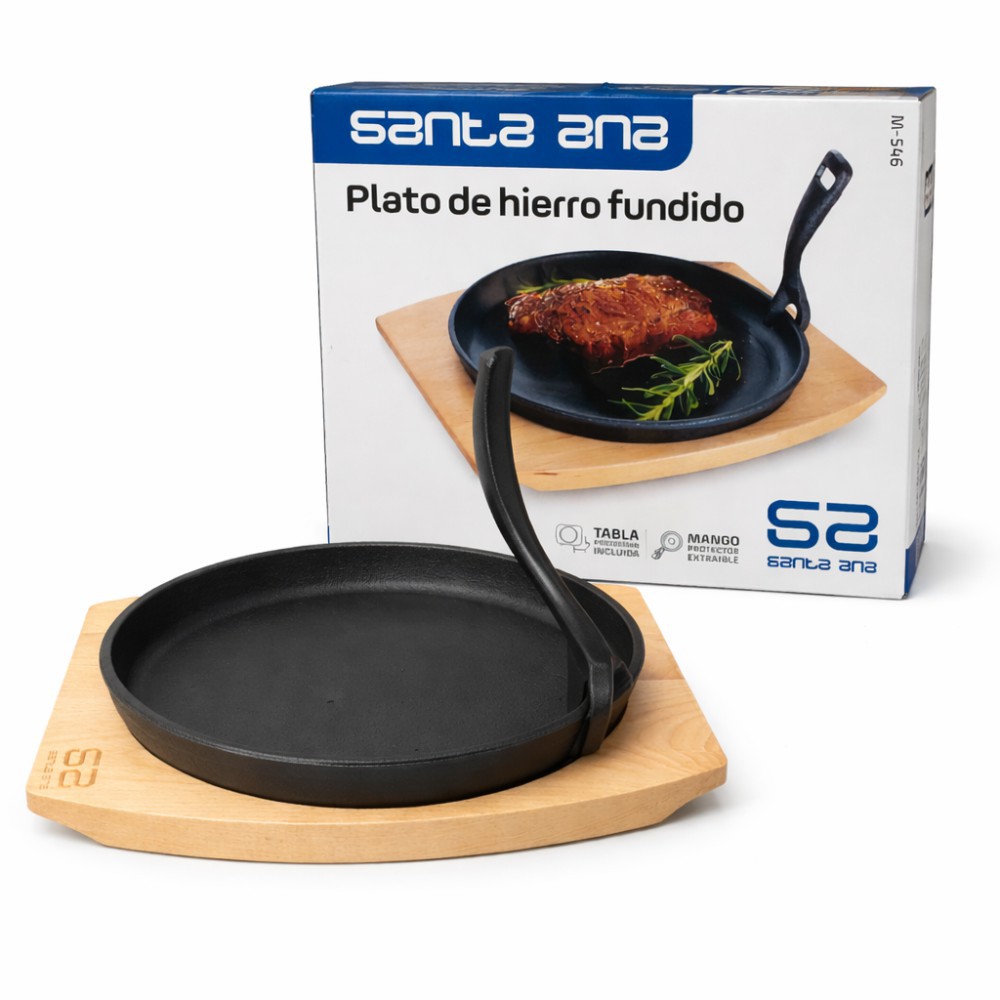 Plato hierro c/ soporte M-546