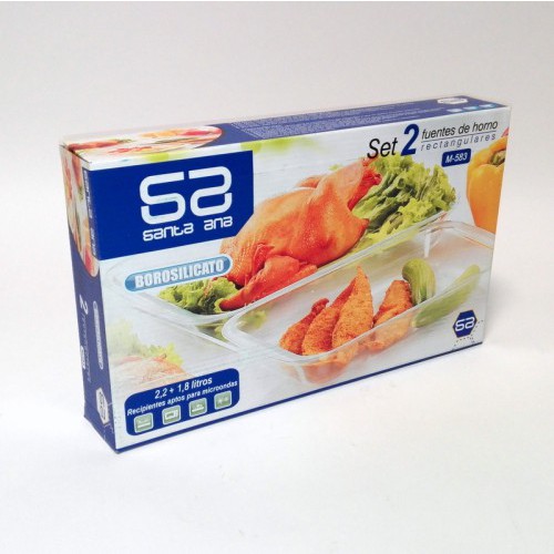 Set 2 fuentes horno M-583