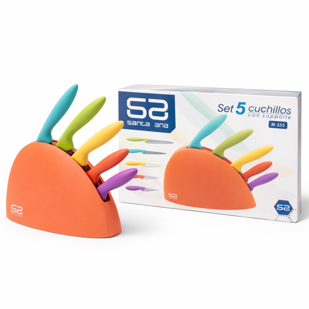 Set 5 cuchillos colores M-555