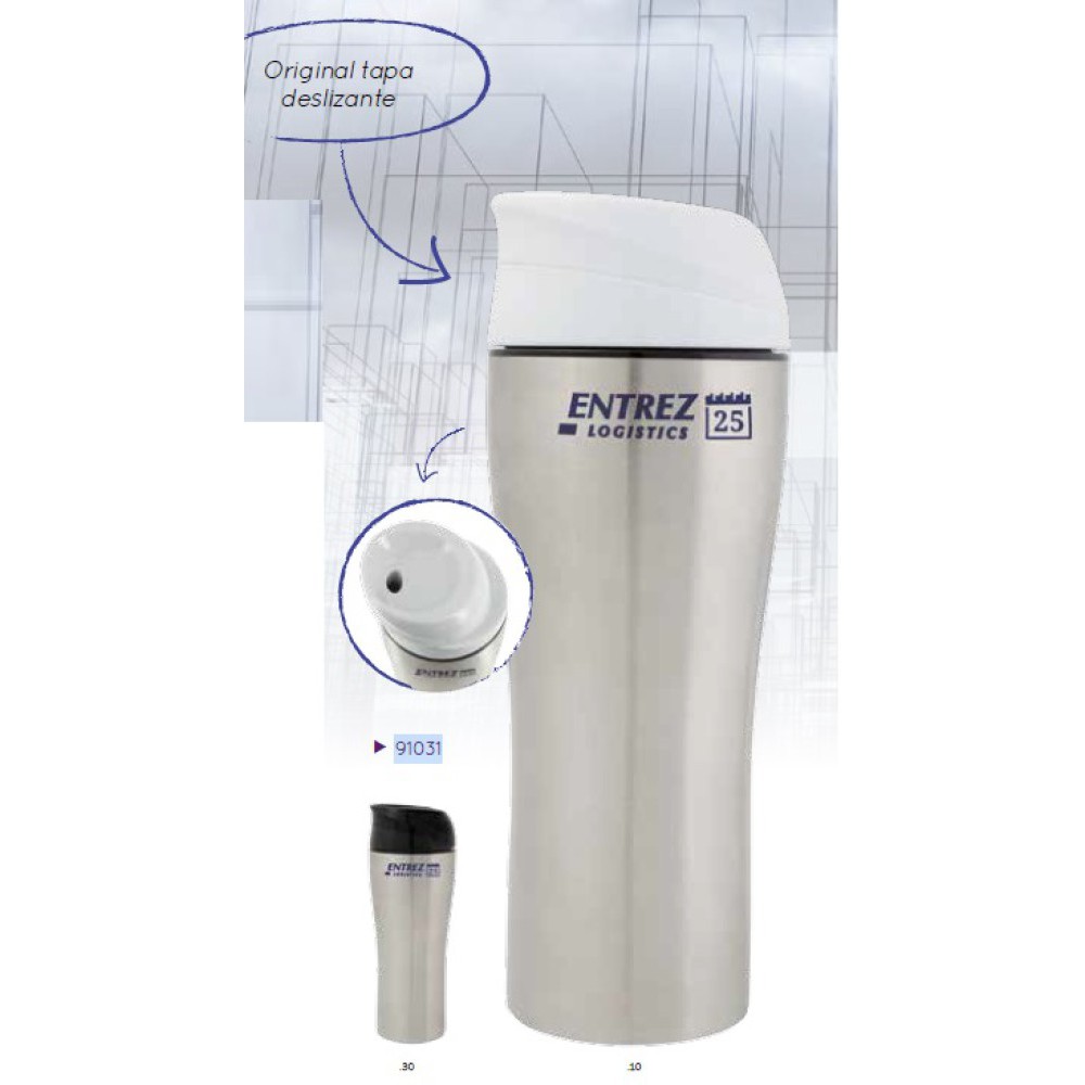 Vaso con Tapa deslizante 8131