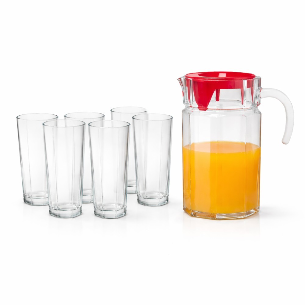 Juego de jarra y 6 vasos M-513