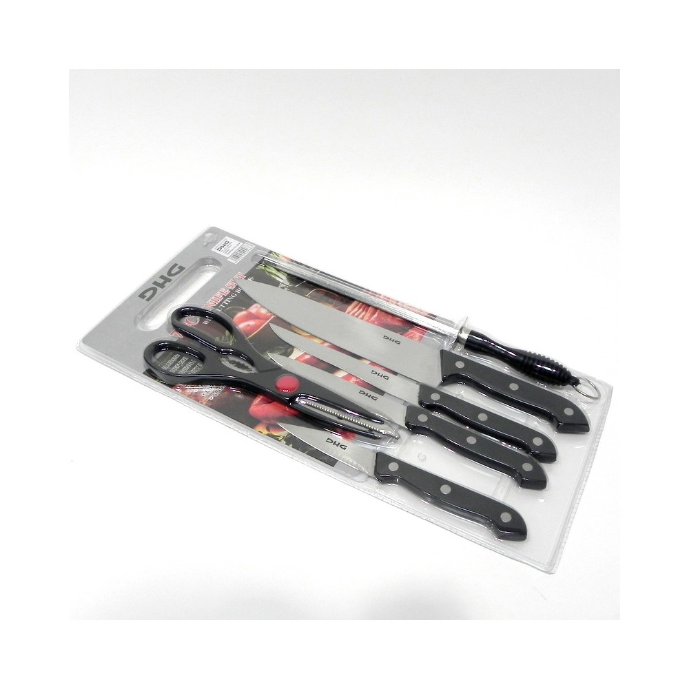 Blíster cuchillos con tabla M-529