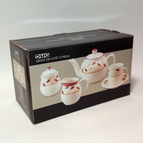 Juego café 15 pcs