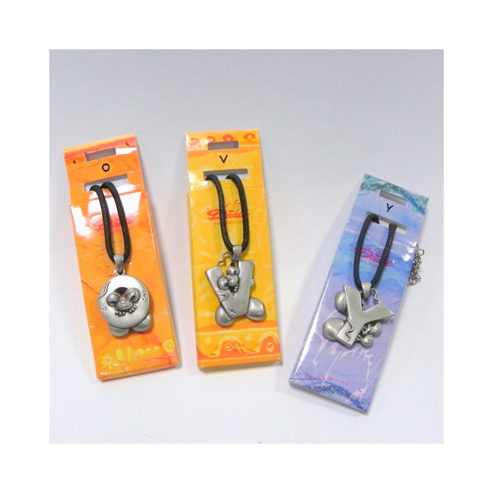 Collar metal abecedario 12521