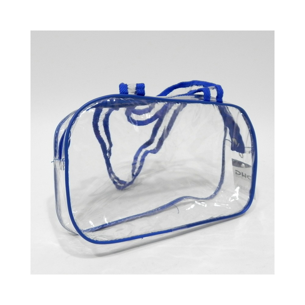 Neceser de playa transparente