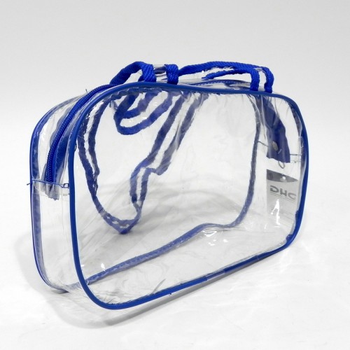 Neceser de playa transparente